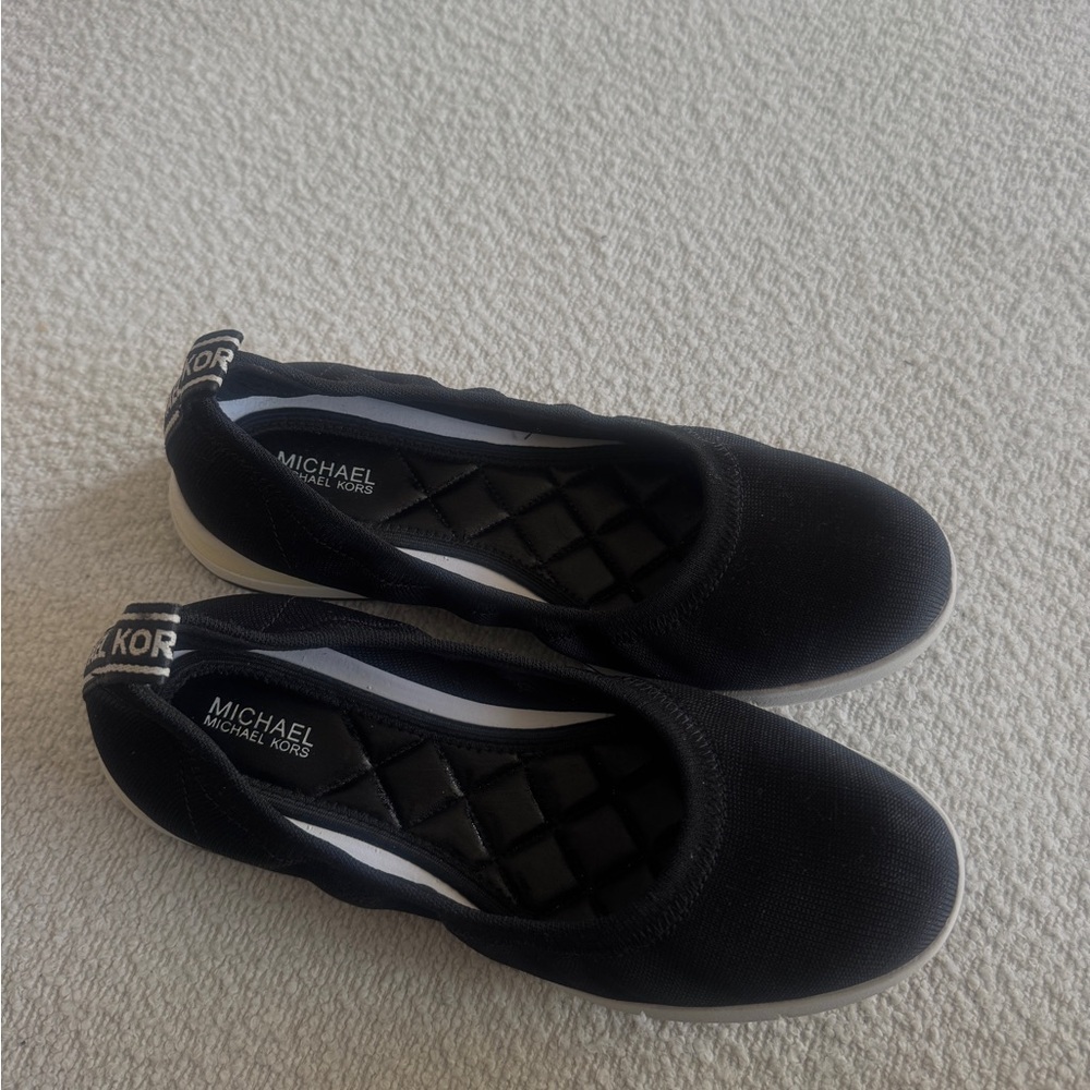 Michael Kors Black Quilted Flats - Picture 4 of 4